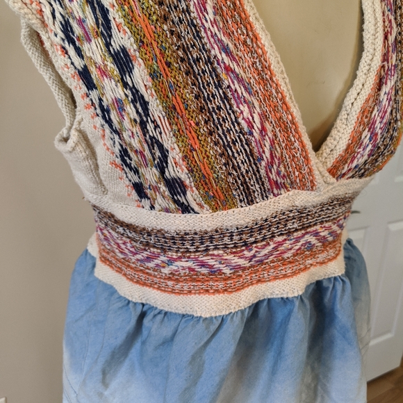 Anthropologie pilco babydoll peplum knit shirt - Picture 4 of 12